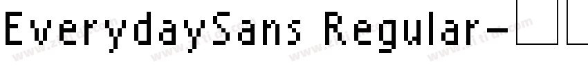 EverydaySans Regular字体转换